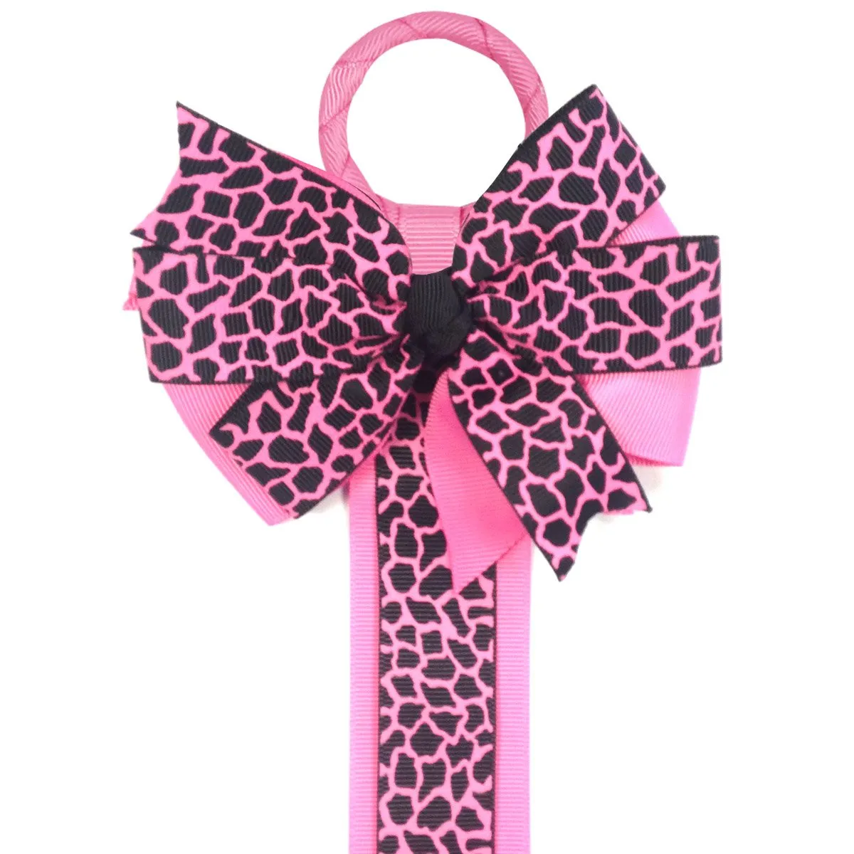 Allydrew Hair Bows and Hair Clips Organizer, Hot Pink Leopard