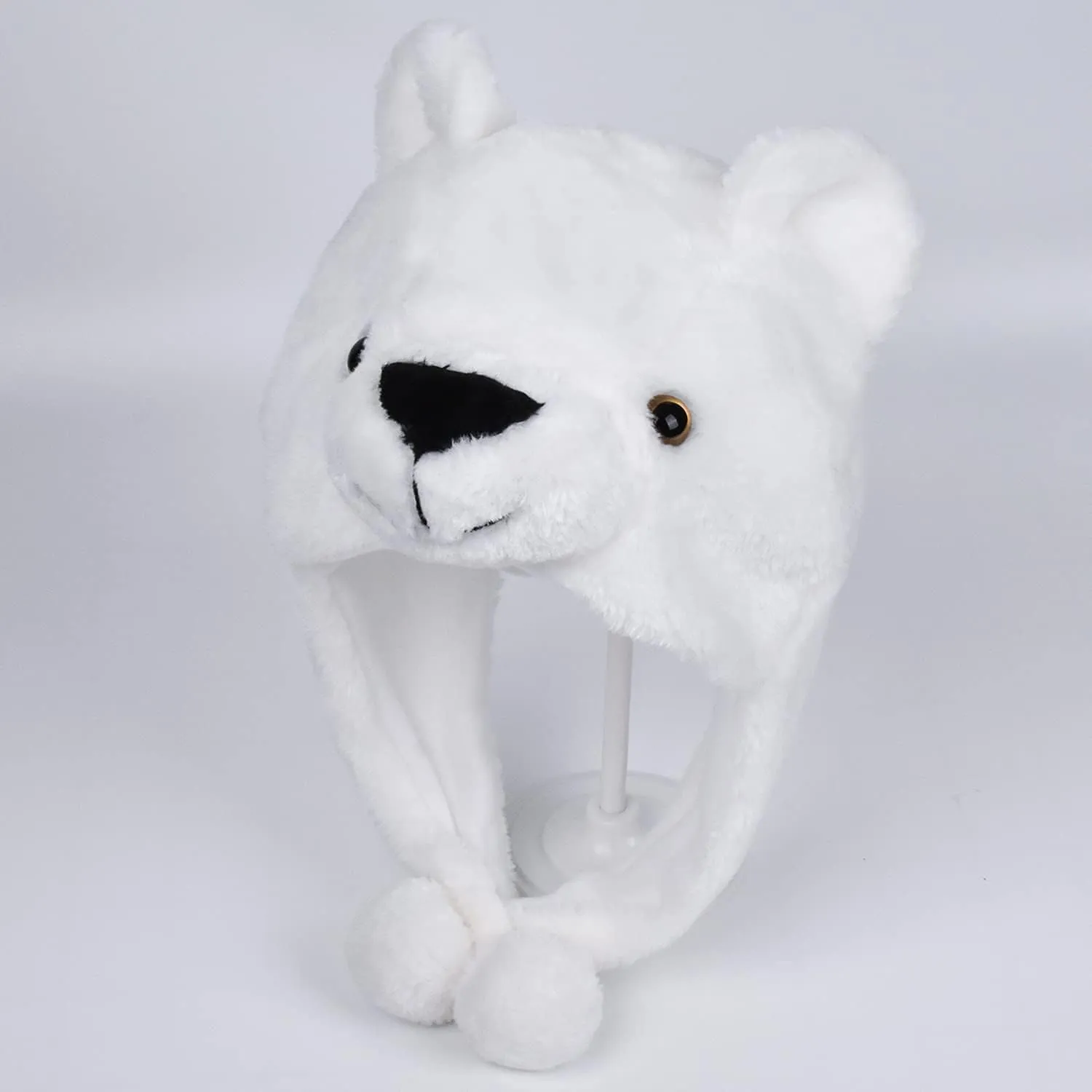 Animal Plush Hats for Boys Girls Women Men Halloween Party Costume Winter Soft Warm Funny Beanies for Teen Adult