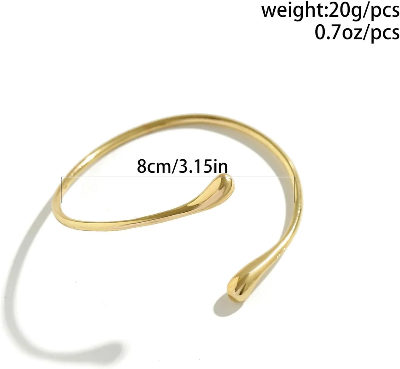 Arm Cuff Bracelet for Women Gold Arm Cuff Upper Arm Bracelet Minimalist arm cuff Bangle Armband Round Bracelet Minimalist Summer Jewelry for Women