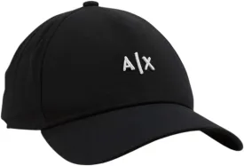 Armani Exchange mens Small Contrast Logo Baseball Hat