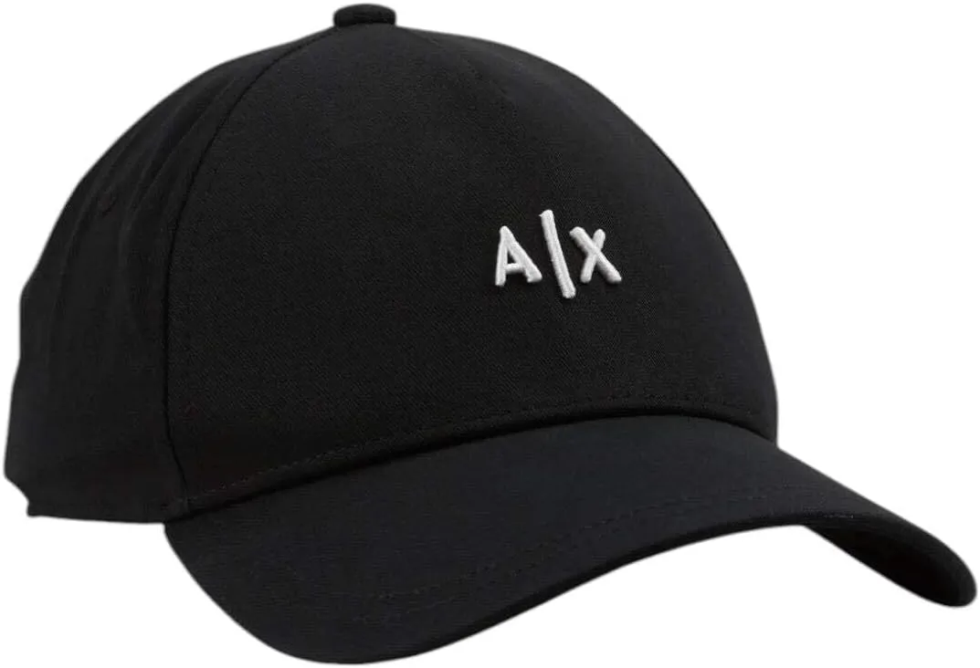 Armani Exchange mens Small Contrast Logo Baseball Hat