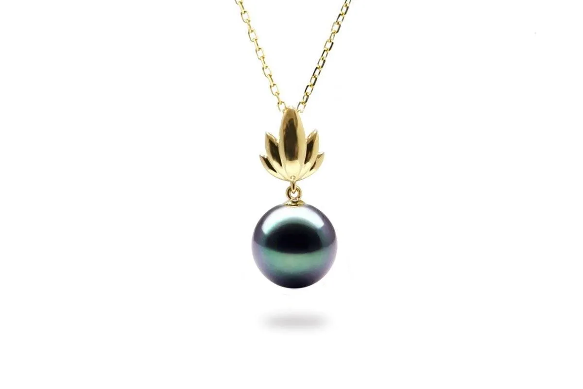 Bloom Black Pearl Pendant