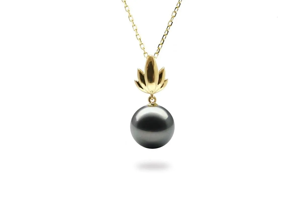 Bloom Black Pearl Pendant