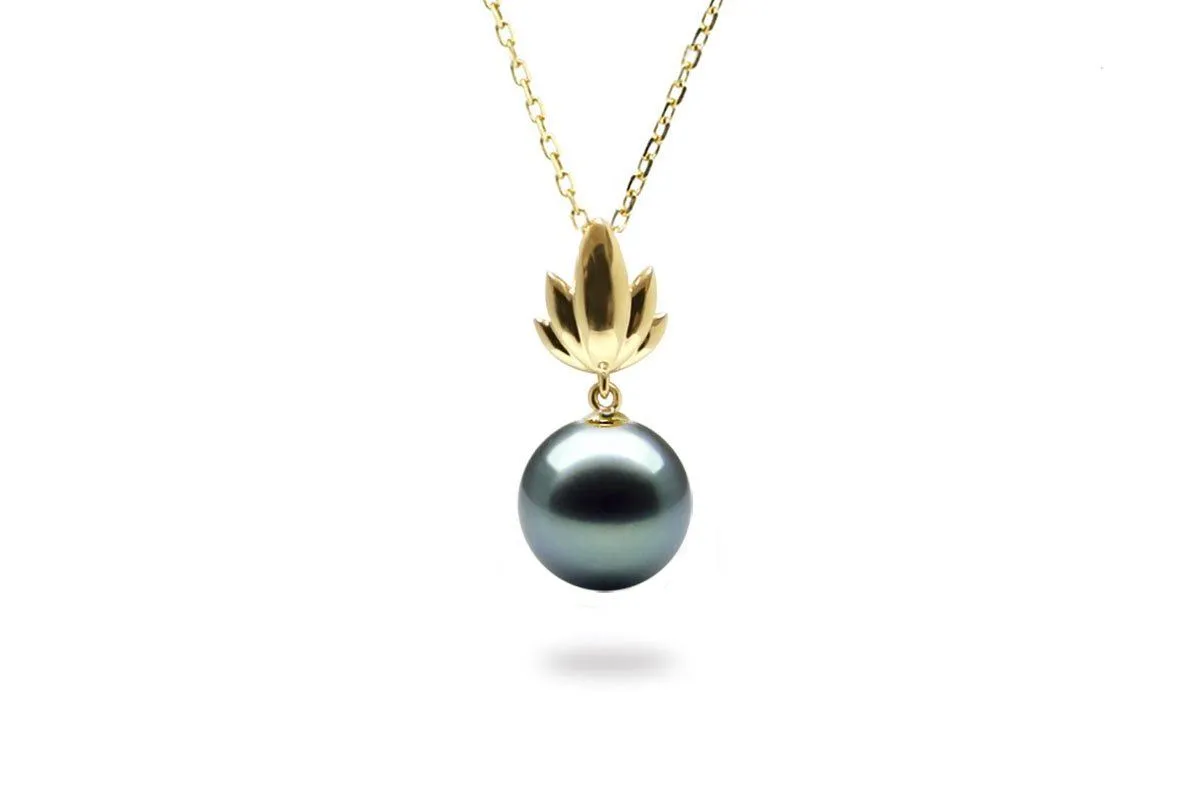 Bloom Black Pearl Pendant