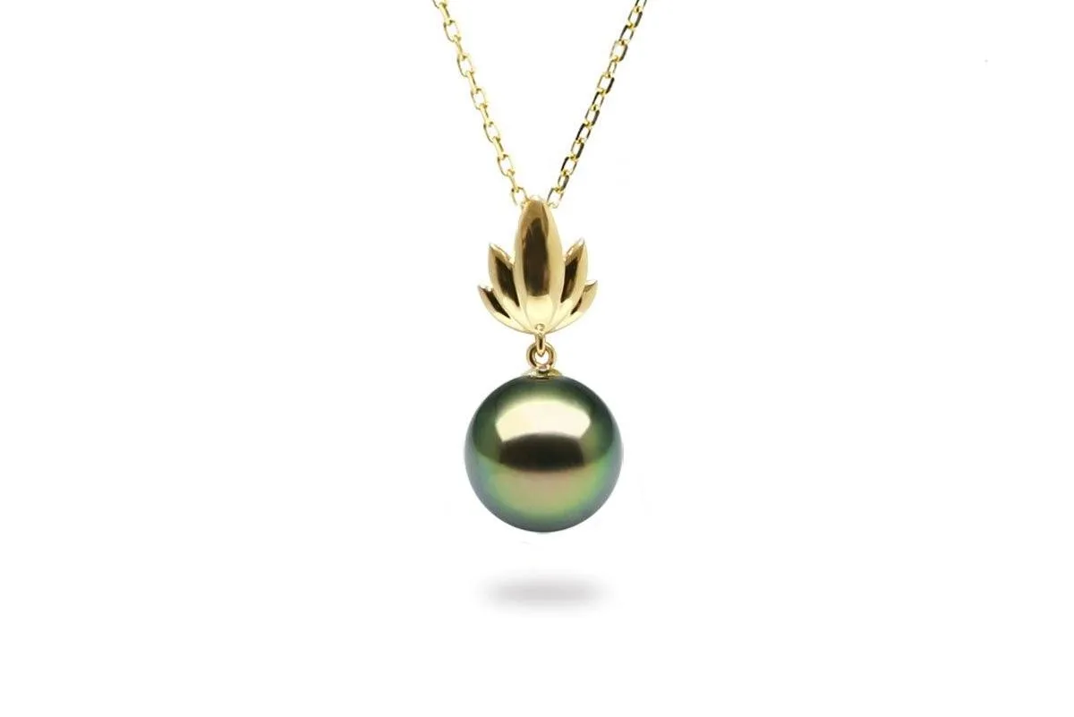 Bloom Black Pearl Pendant