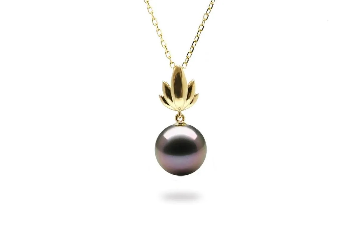 Bloom Black Pearl Pendant