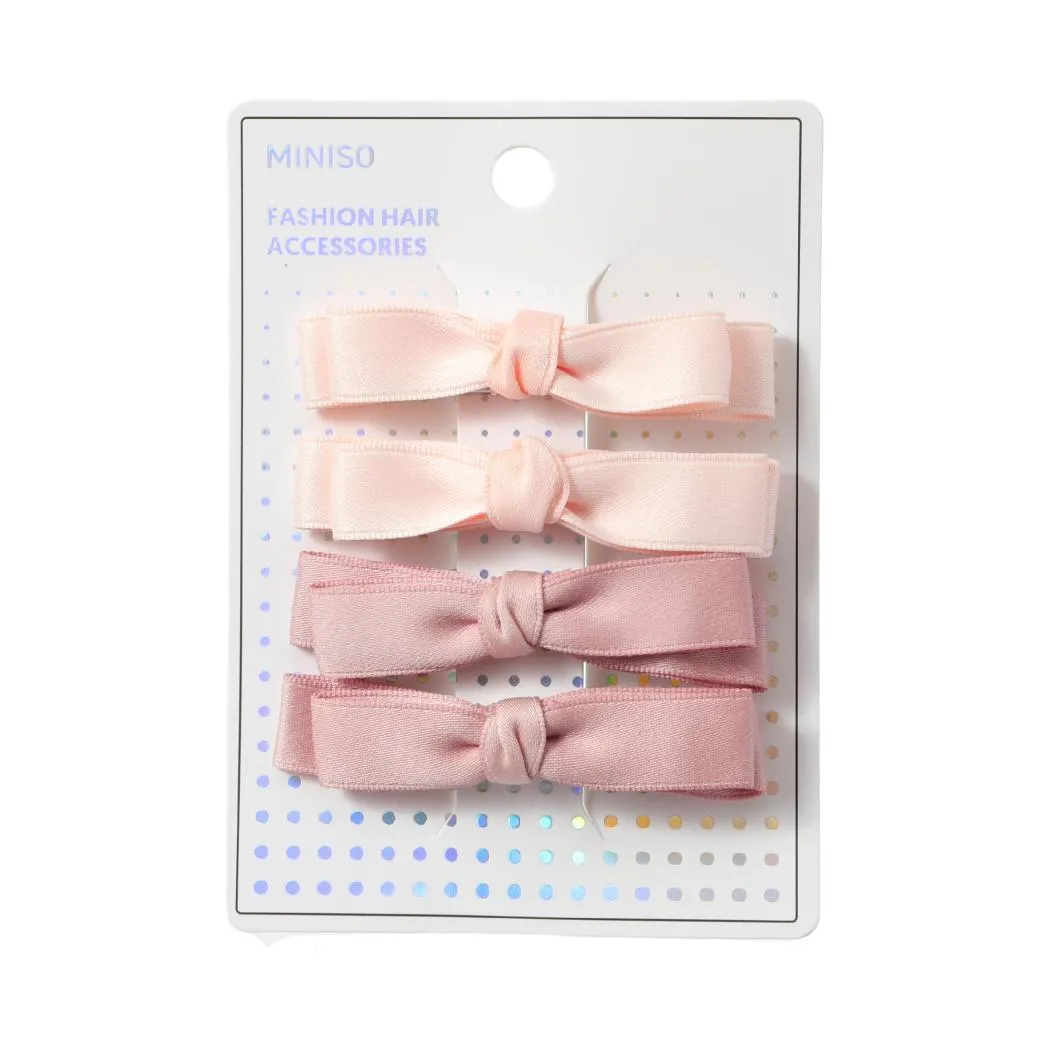 Bowknot Hair Clips (4 pcs)