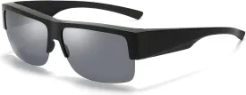 CAXMAN Fit Over Glasses Sunglasses for Men & Women Polarized Lens 100% UV Protection