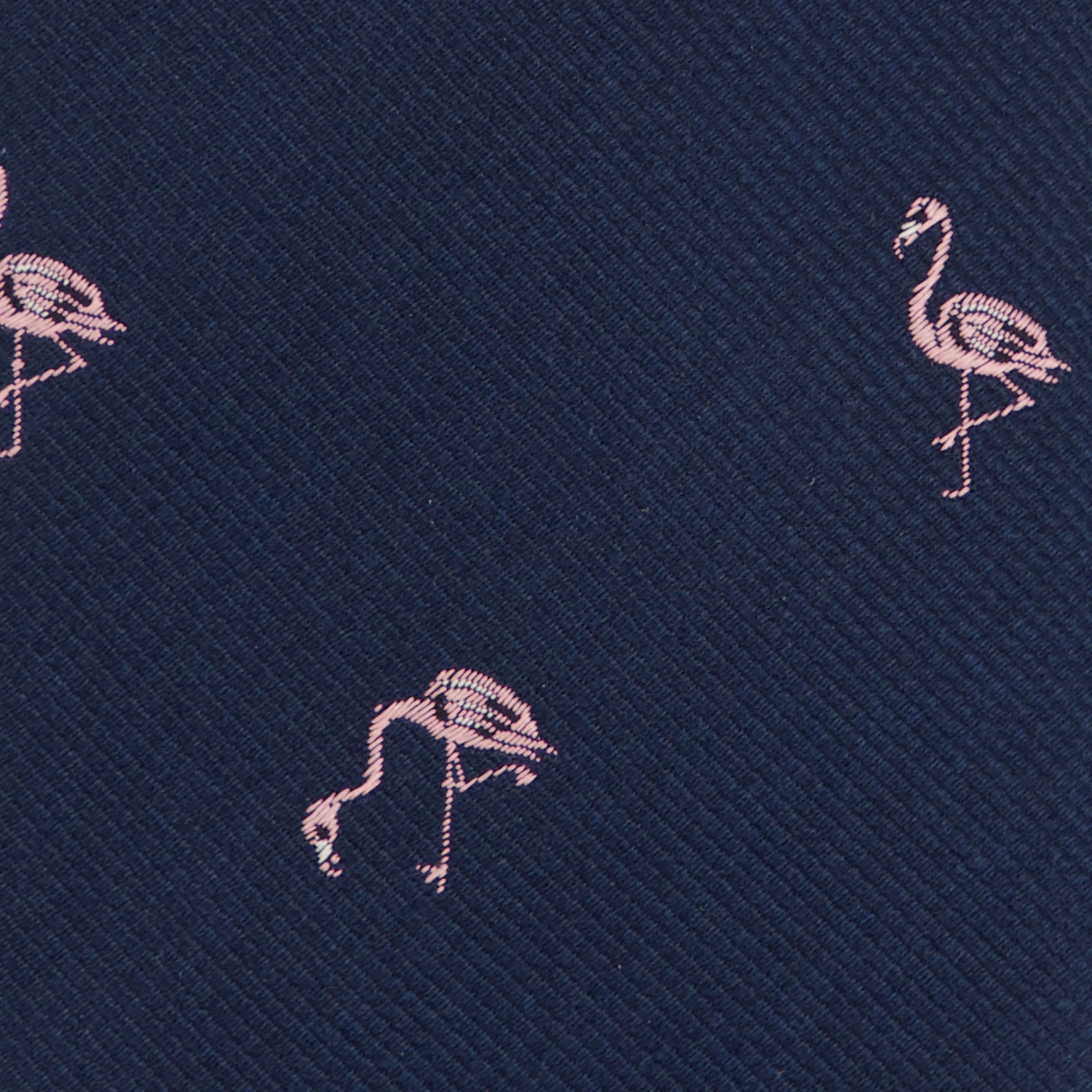 Flamingo Flock Navy Tie