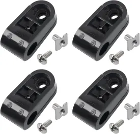 for Schutt & Riddell Football Helmet Wire Facemask Hardware Kit,use to Repair Baseball, Softball and riddell & Schutt Youth Football Helmet Repair Kit,Black