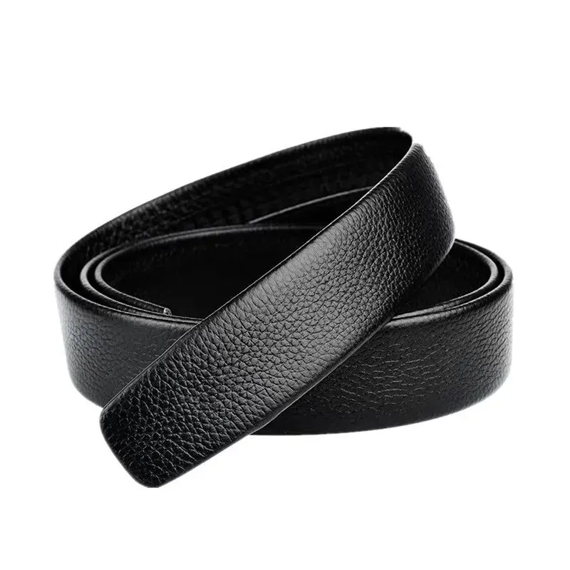 Glossy Lychee Pattern Faux Leather Belt