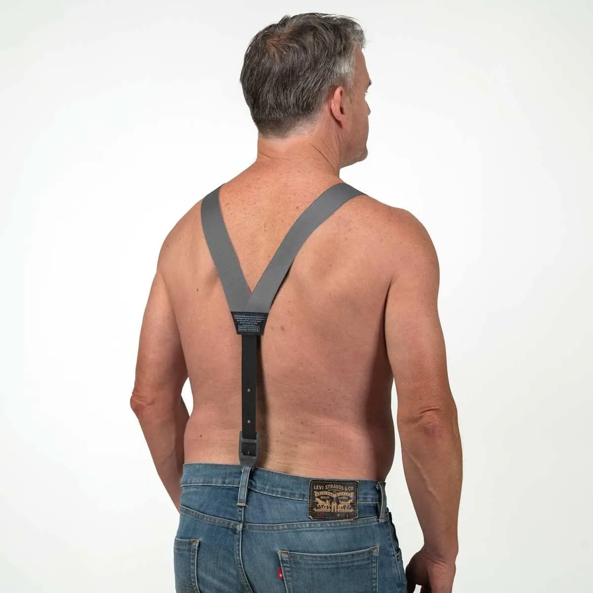 HIKERS - Original Hidden Suspenders for Men Under Clothes - Button Fly