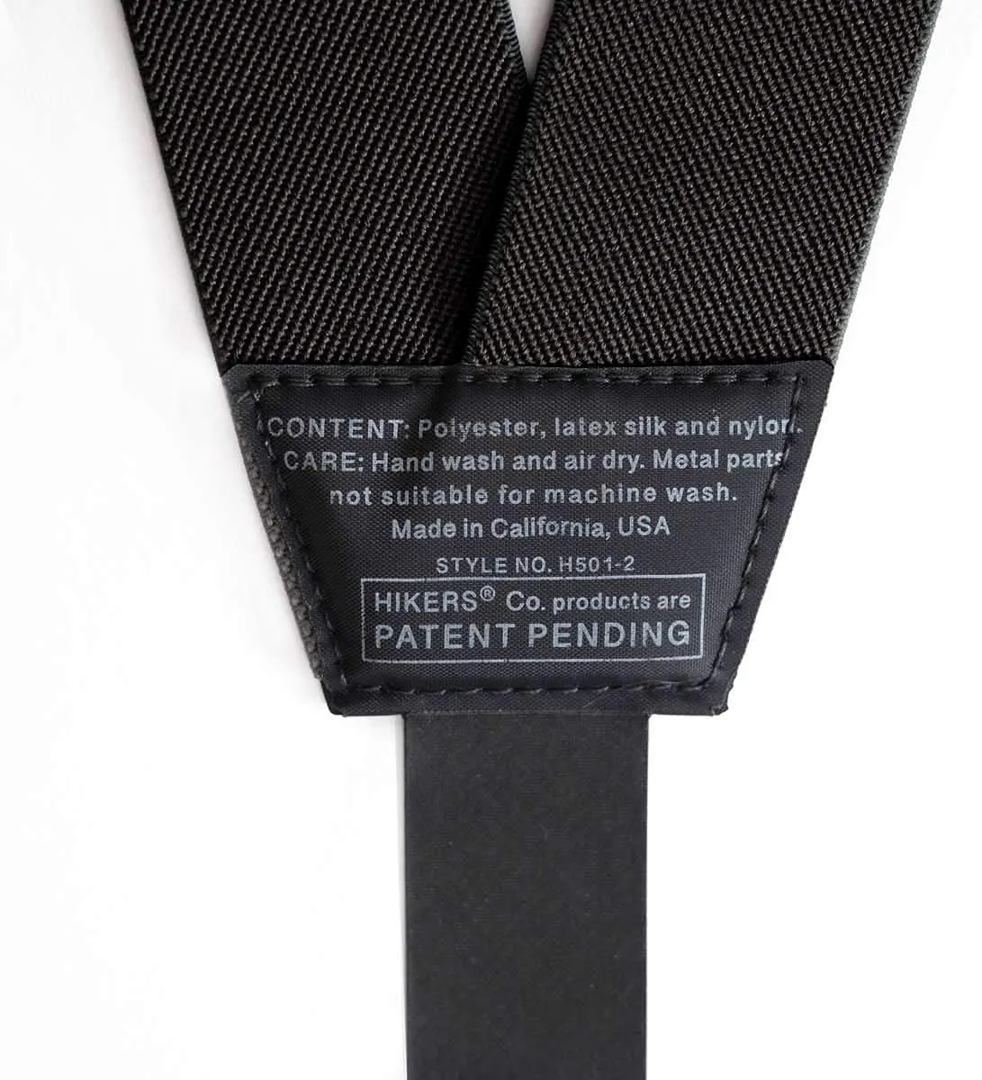 HIKERS - Original Hidden Suspenders for Men Under Clothes - Button Fly