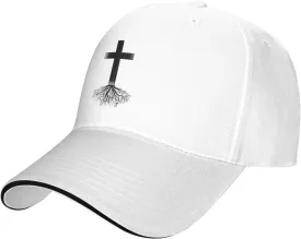Jesus Baseball Cap Trucker Dad Hat for Men Women, Outdoor Sports Adjustable Snapback Flat Bill Brim