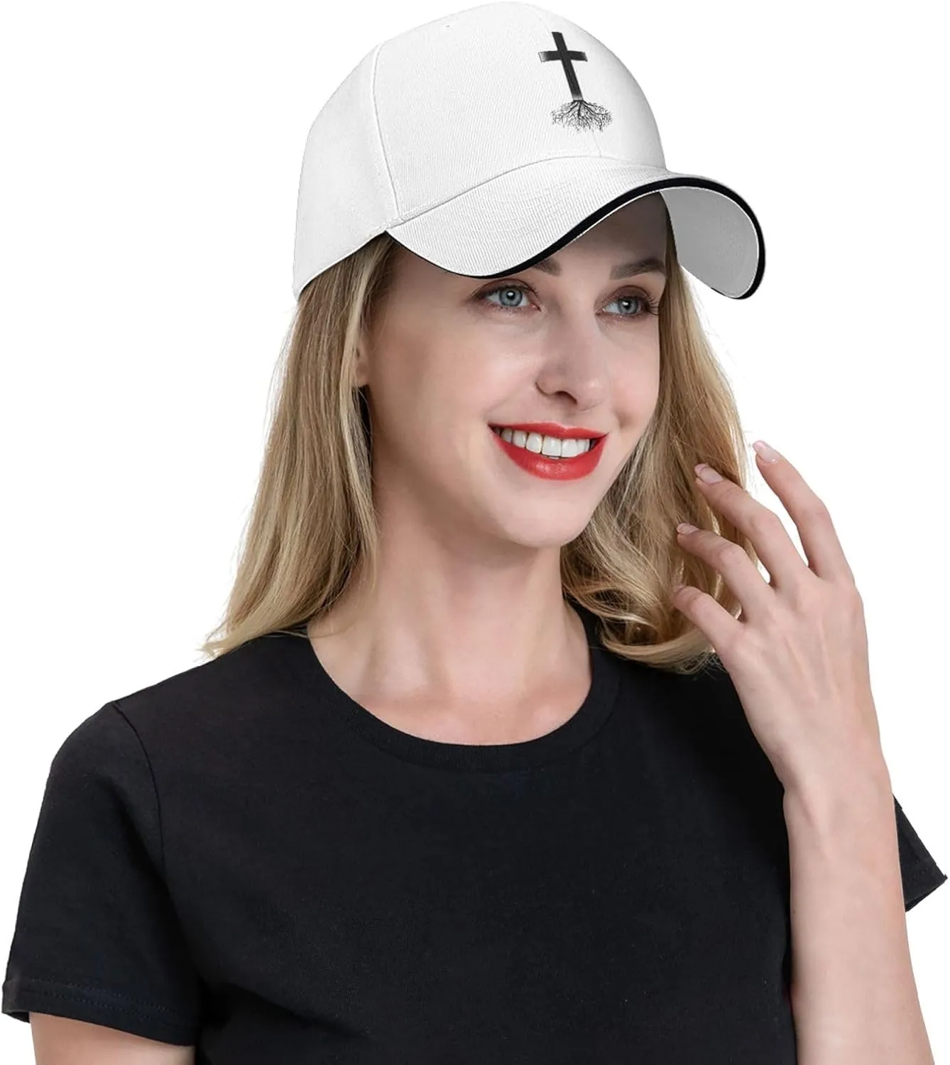Jesus Baseball Cap Trucker Dad Hat for Men Women, Outdoor Sports Adjustable Snapback Flat Bill Brim
