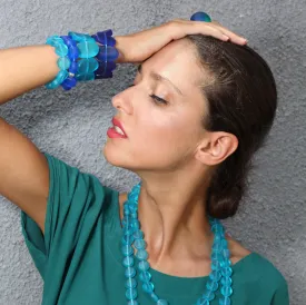 Manhattan Resin Stretch Bracelet