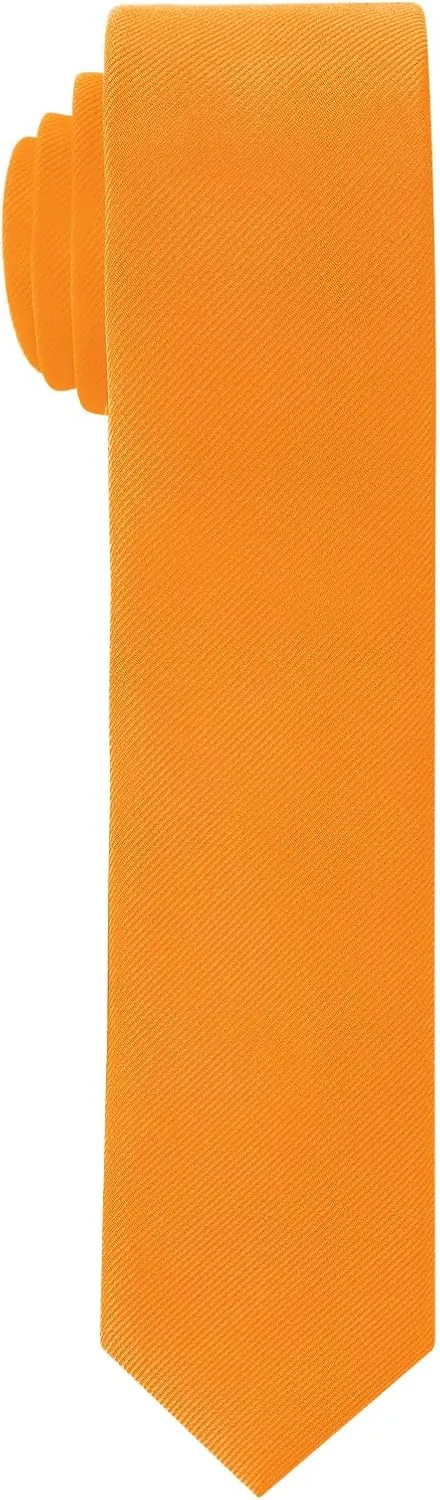 Men Ties, Classic Men's Solid Color Necktie, Premium Pure Color Skinny Necktie with Multiple Colors