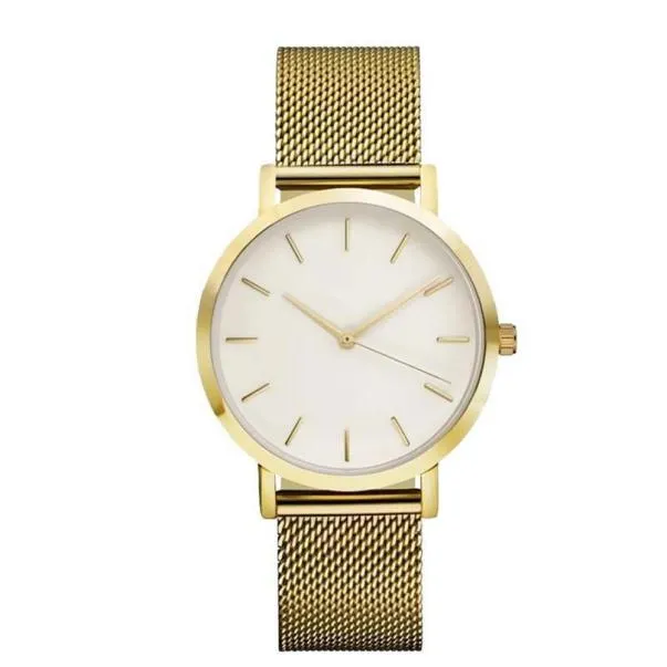 Men watch Clock Wristwatches Crystal Stainless Steel Analog Quartz Wrist Watch Bracelet Watches Minimalist Watches montre homme