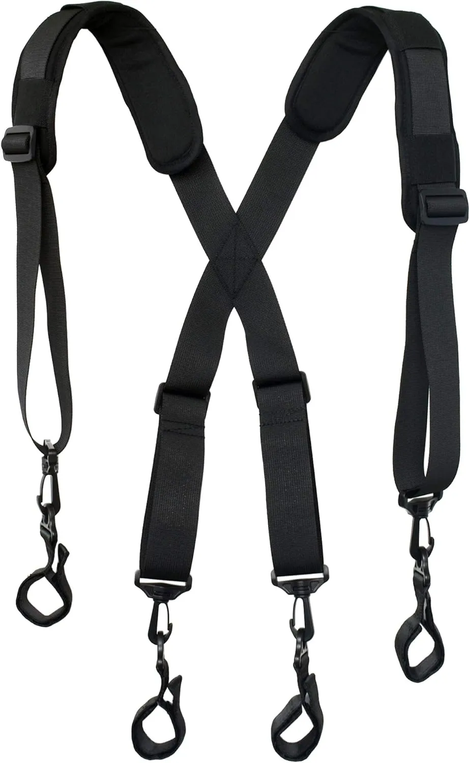 Men's Padded Adjustable Tool Belt Suspender Tactical Duty Belt Harness