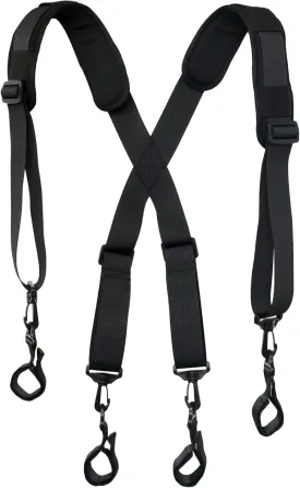 Men's Padded Adjustable Tool Belt Suspender Tactical Duty Belt Harness