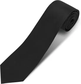 Men's Ties Solid Pure Color 3.15" (8CM) Necktie Plain Formal Business Wedding Black Ties For Men