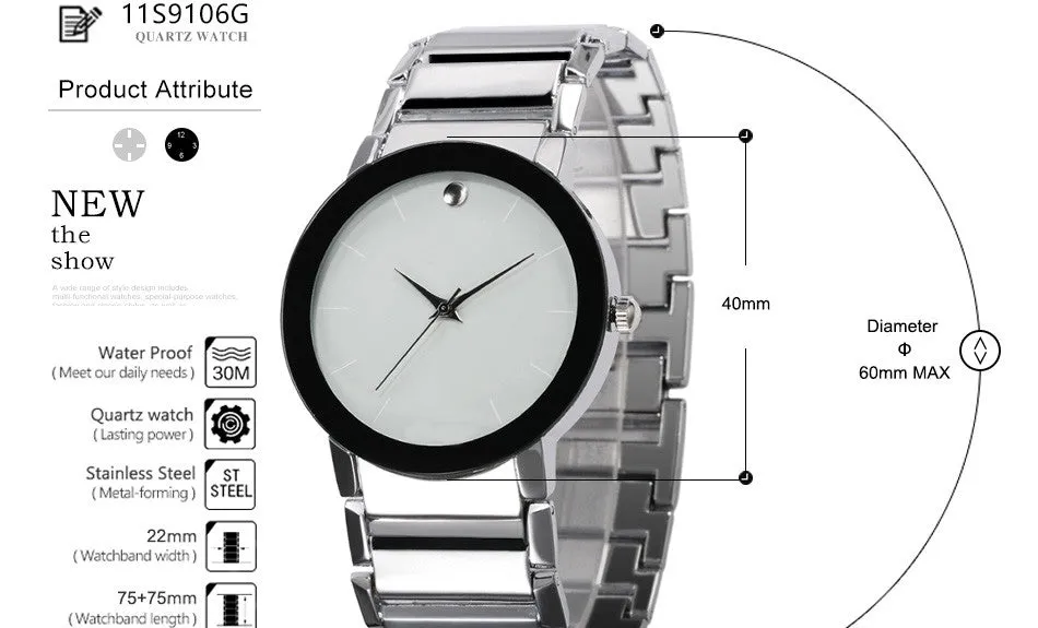 Minimalist Luxury Waterproof Wristwatch