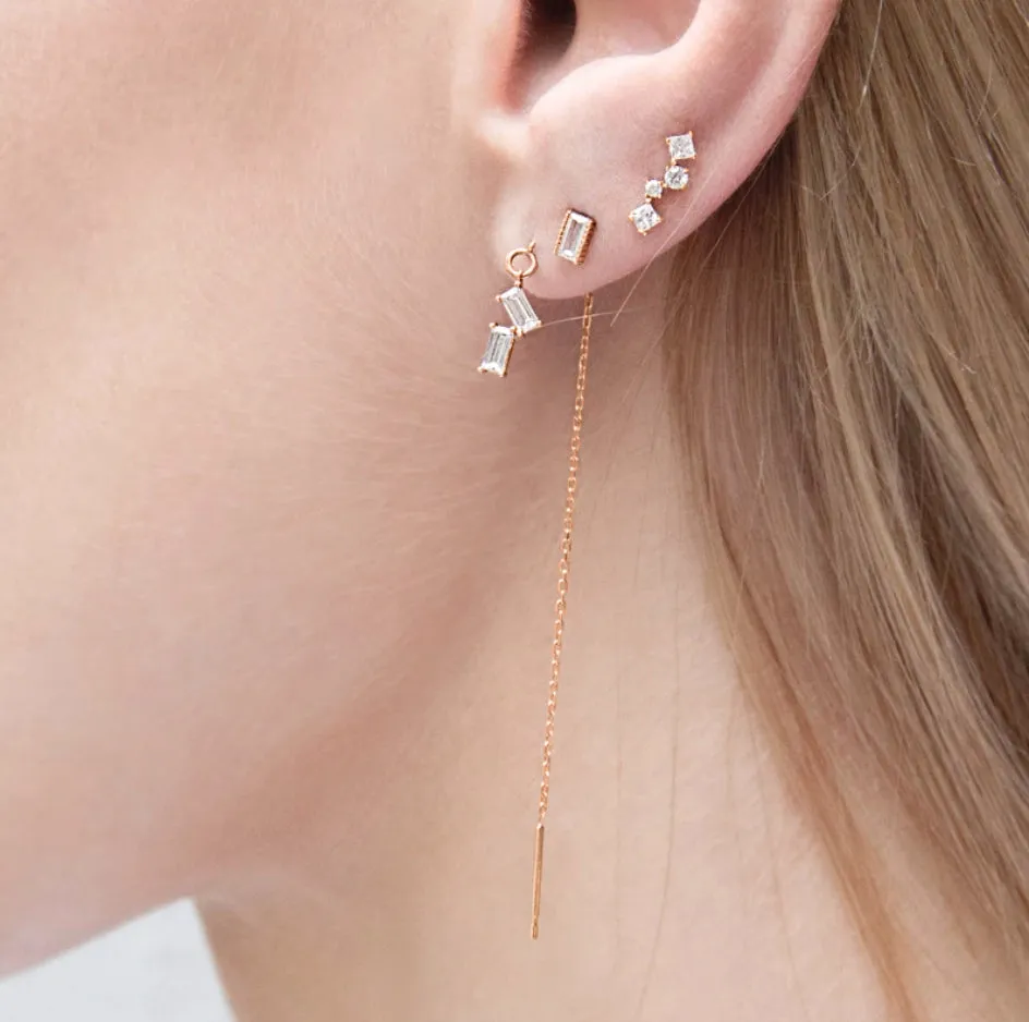 Nami Stud in in Rose Gold