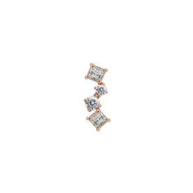 Nami Stud in in Rose Gold