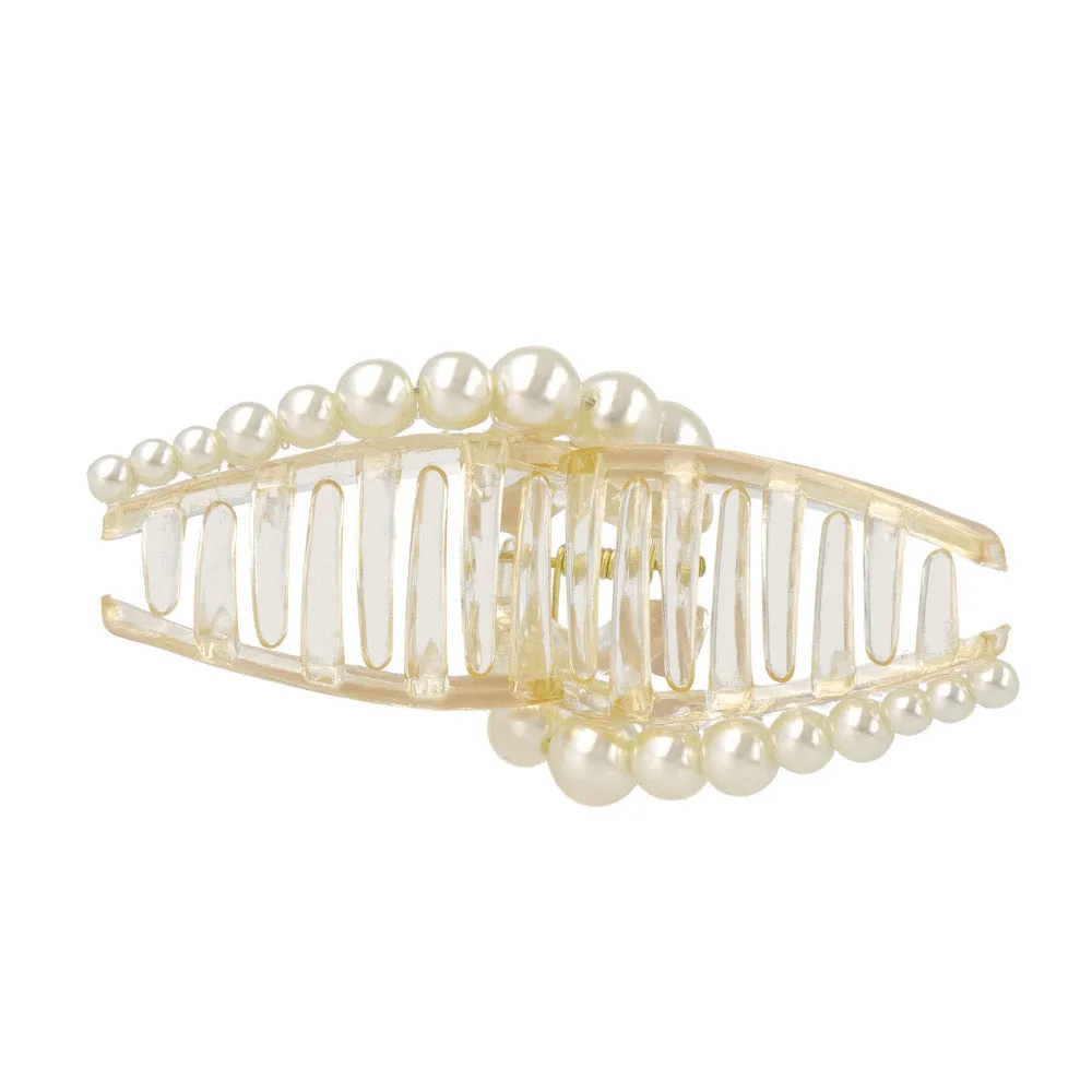 Pearlized Loop Hair Claw