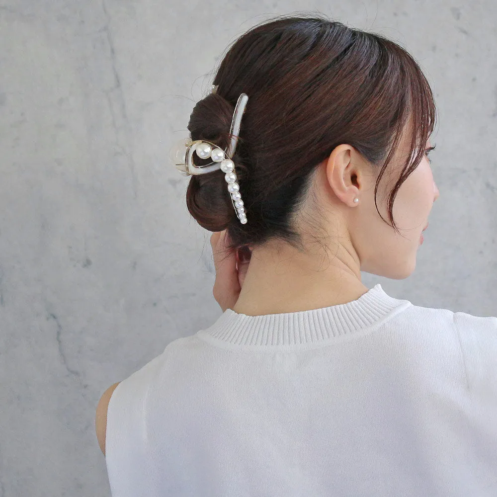 Pearlized Loop Hair Claw