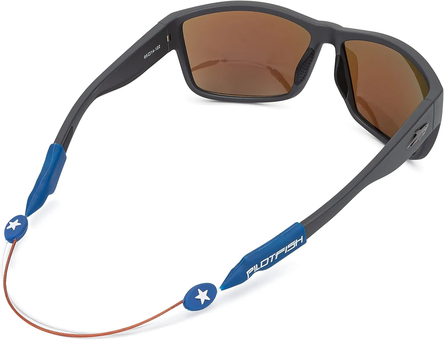 Pilotfish No Tail Adjustable Eyewear Retainer Cable Strap: Sunglasses, Eyeglasses, Glasses (14 Inch, Freedom)