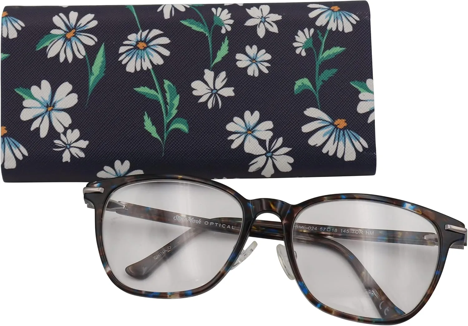 Real Sic Glasses Case for Men and Women - Magnetic Folding Hard Shell Sunglass Holder - Inspired by Nature