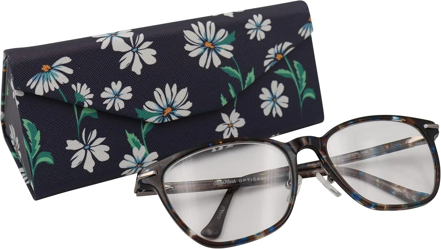 Real Sic Glasses Case for Men and Women - Magnetic Folding Hard Shell Sunglass Holder - Inspired by Nature