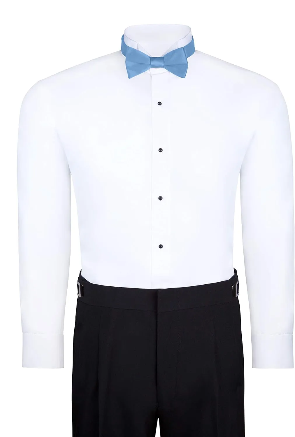 S.H. Churchill & Co. Men's Self-Tie Satin Bow Tie - Faux Silk for Wedding Tuxedo