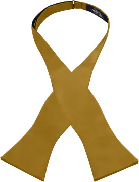 S.H. Churchill & Co. Men's Self-Tie Satin Bow Tie - Faux Silk for Wedding Tuxedo