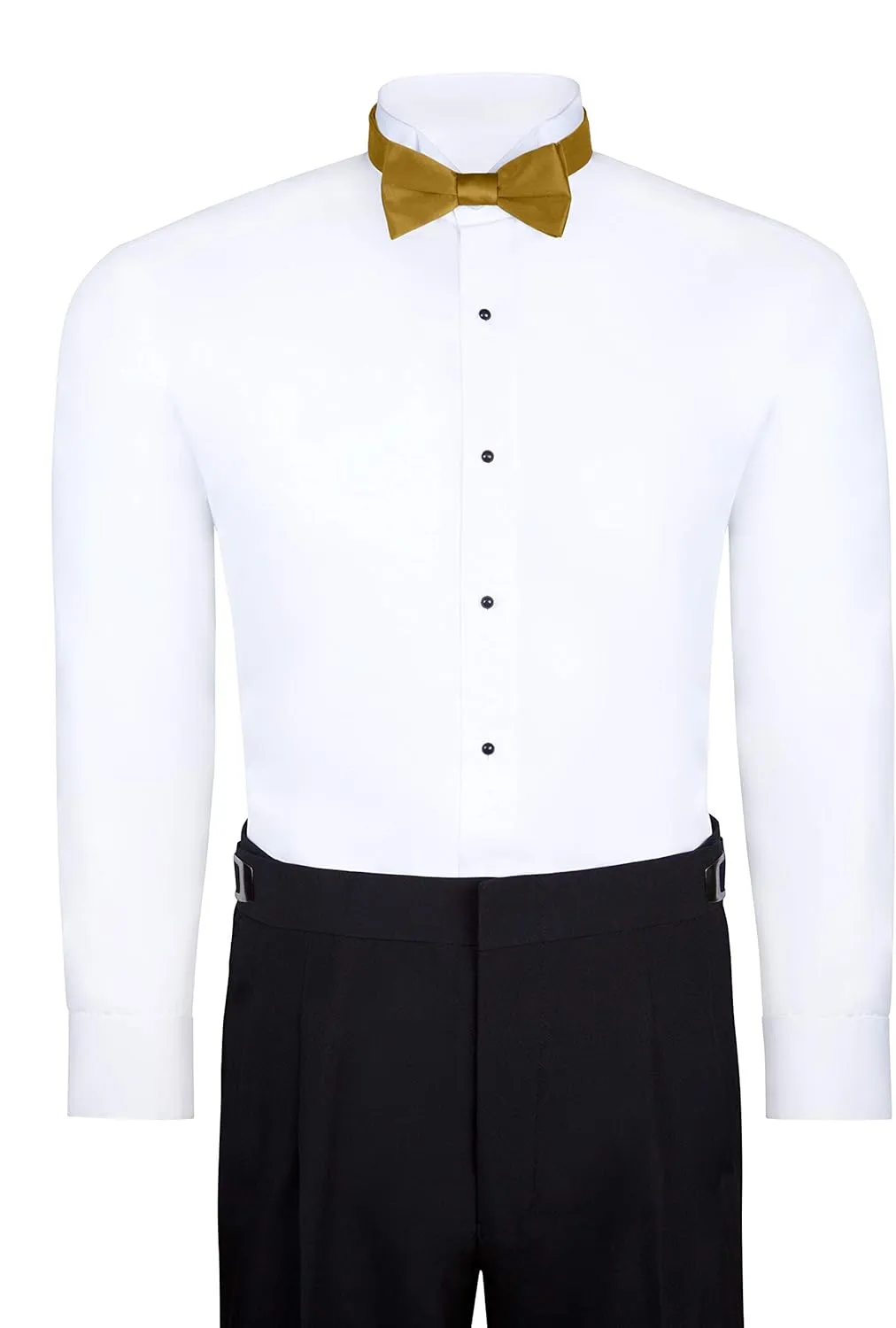 S.H. Churchill & Co. Men's Self-Tie Satin Bow Tie - Faux Silk for Wedding Tuxedo