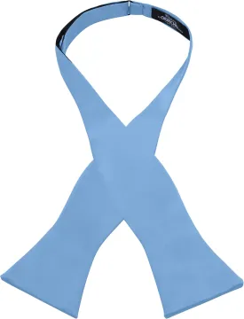 S.H. Churchill & Co. Men's Self-Tie Satin Bow Tie - Faux Silk for Wedding Tuxedo