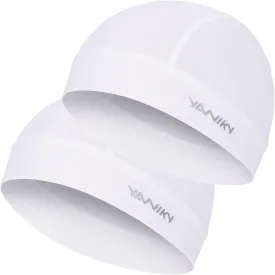 Skull Cap Helmet Liners for Men- Soft Elastic Cycling Cap Motorcycle Skull Cap Beanie Wicking Cap Bicycle Running Hats