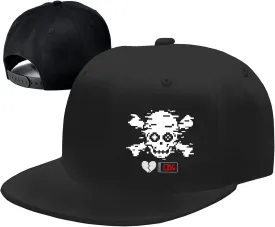 Snapback Hats Christian Hats for Men Flat Bill Hats for Men Adjustable Black Baseball Cap for Women