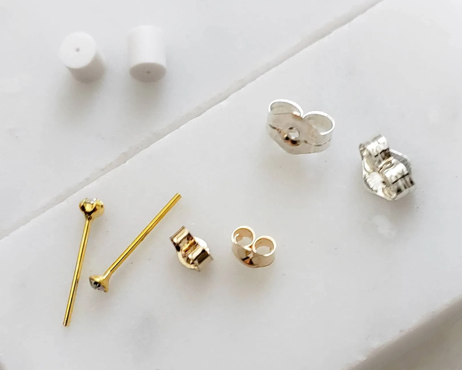 Super Tiny CZ Stud Earrings