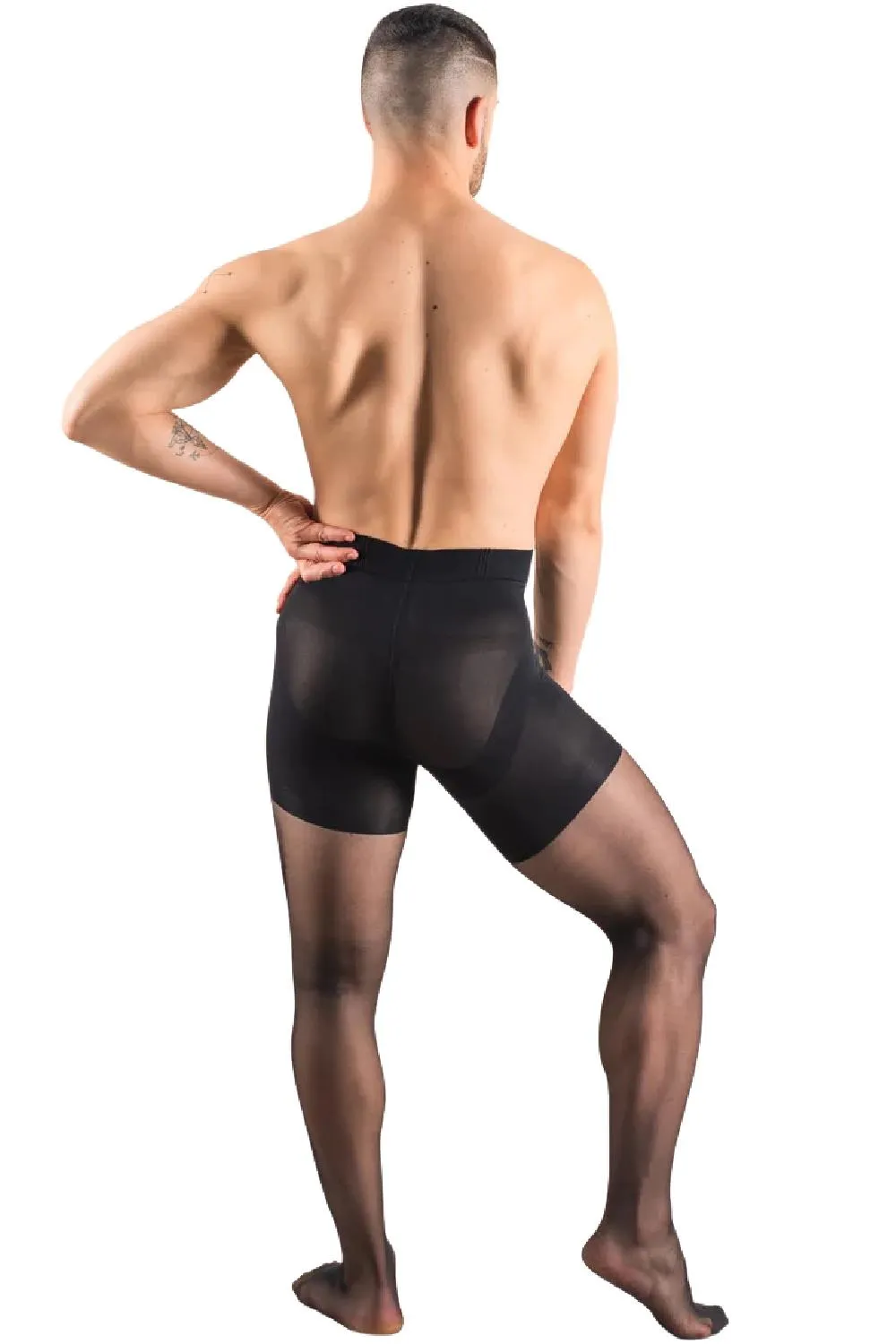 Threads TFM Sheer Fly Contour Tights, Black (TFMSHRBLACK)