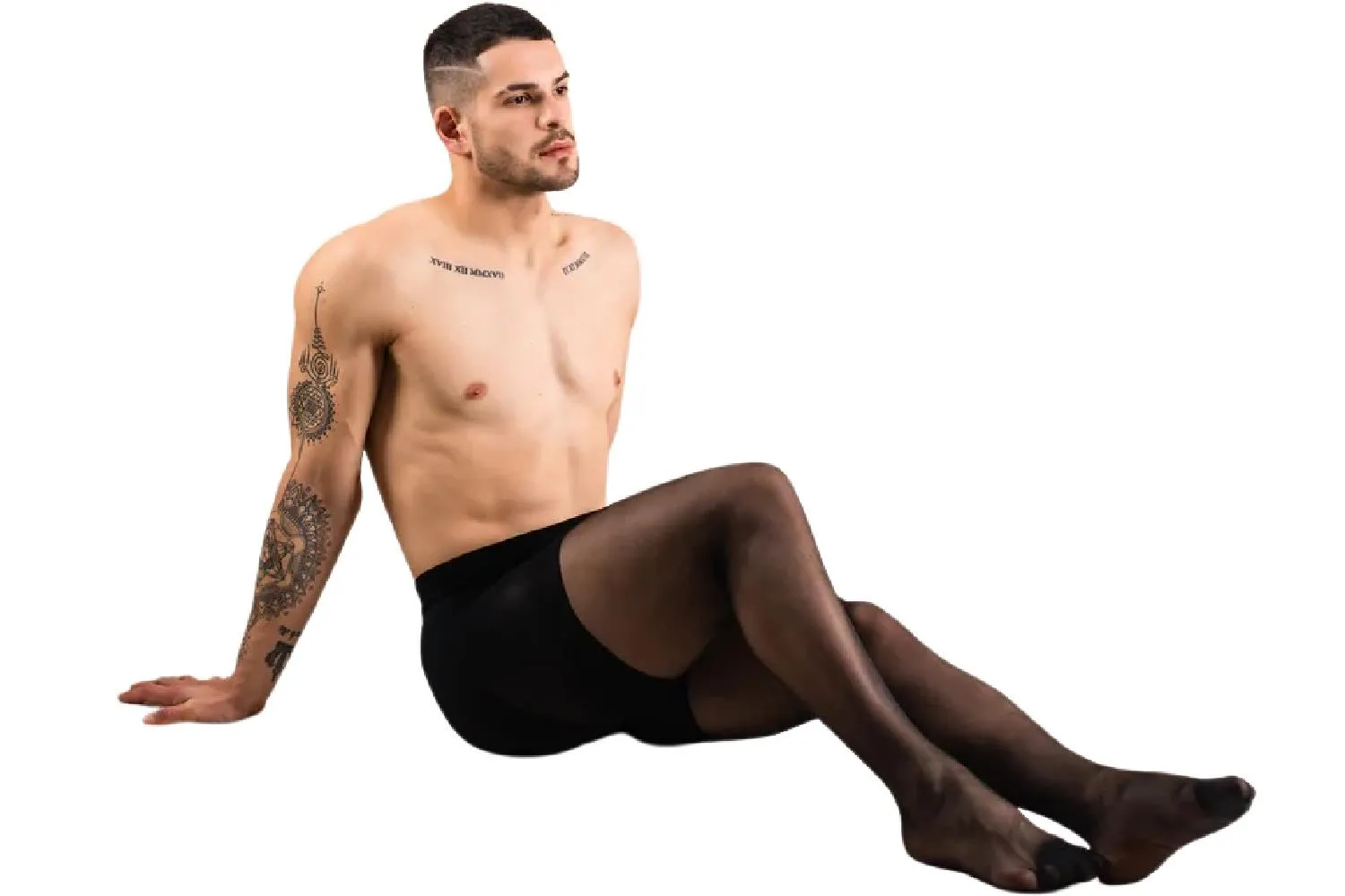 Threads TFM Sheer Fly Contour Tights, Black (TFMSHRBLACK)