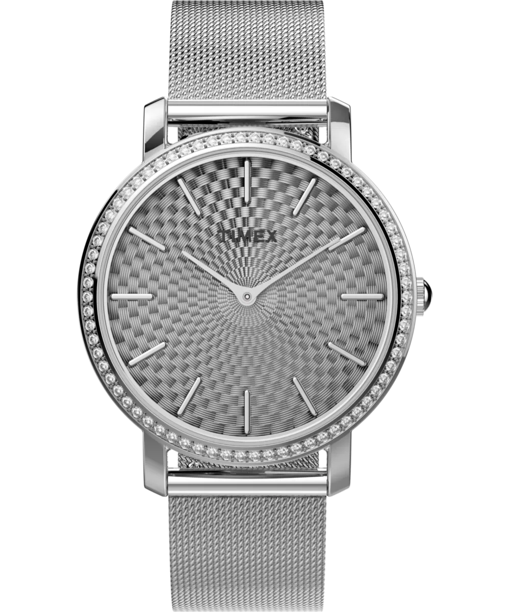 Transcend 34mm Stainless Steel Bracelet Watch