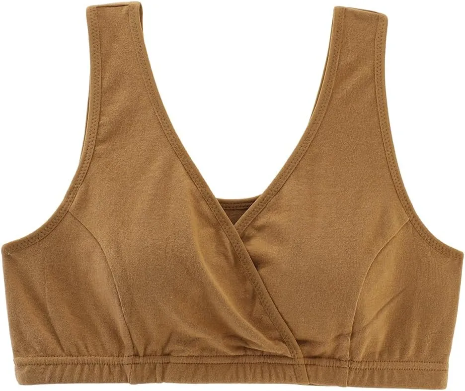 Women's Cotton Wireless Sleep Bra for Nursing and Maternity