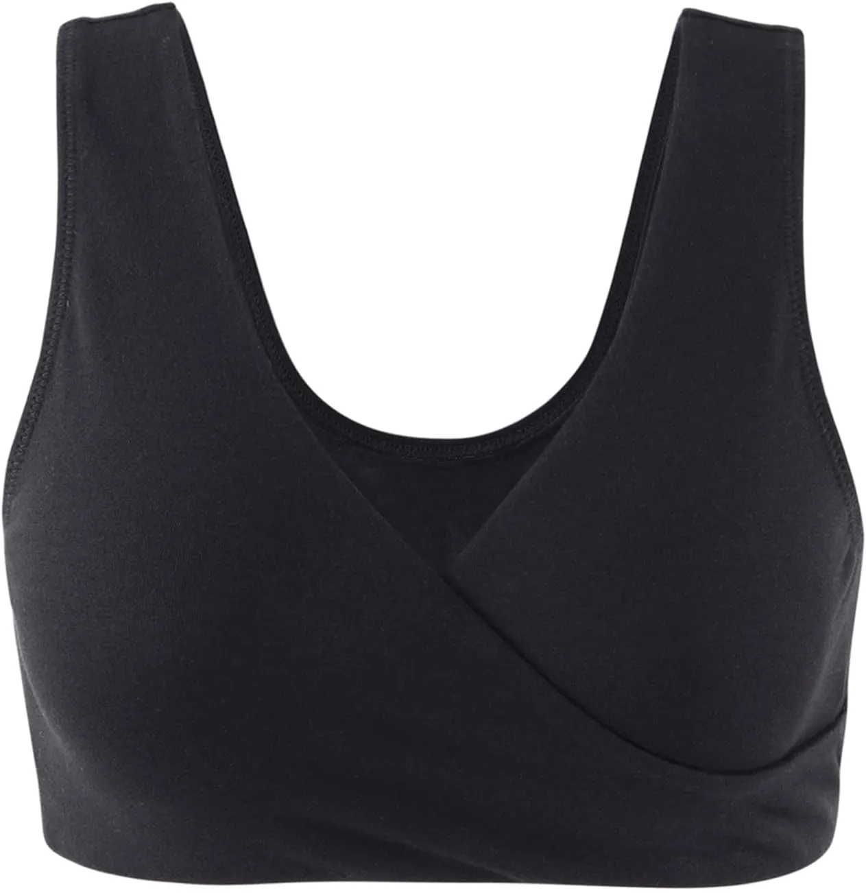 Women's Cotton Wireless Sleep Bra for Nursing and Maternity