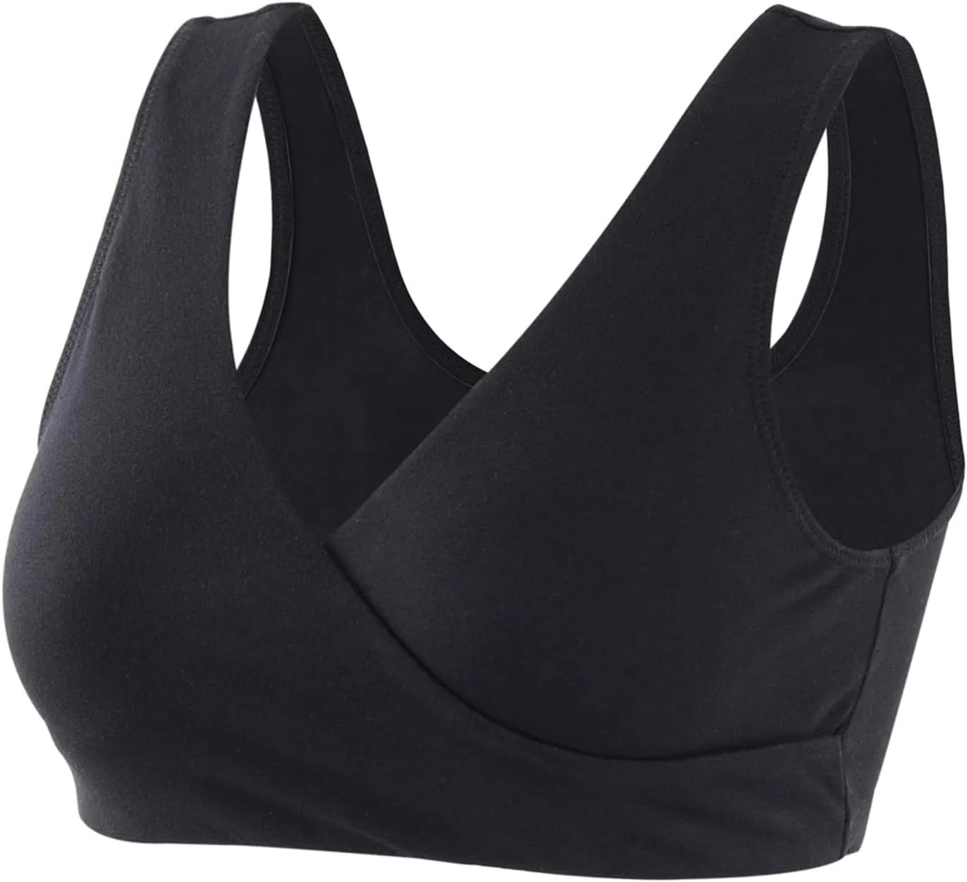 Women's Cotton Wireless Sleep Bra for Nursing and Maternity