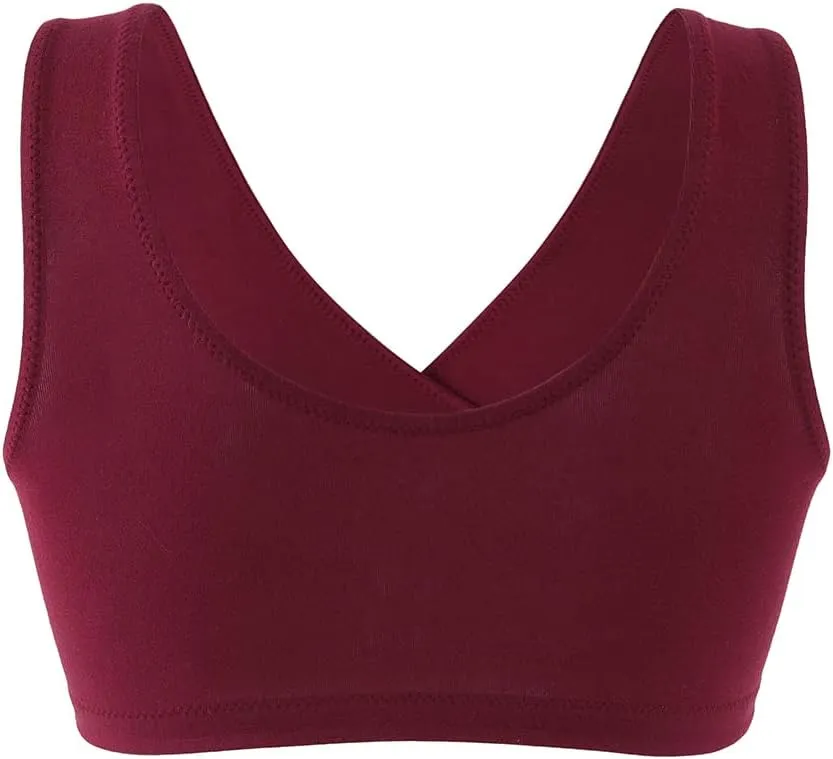 Women's Cotton Wireless Sleep Bra for Nursing and Maternity