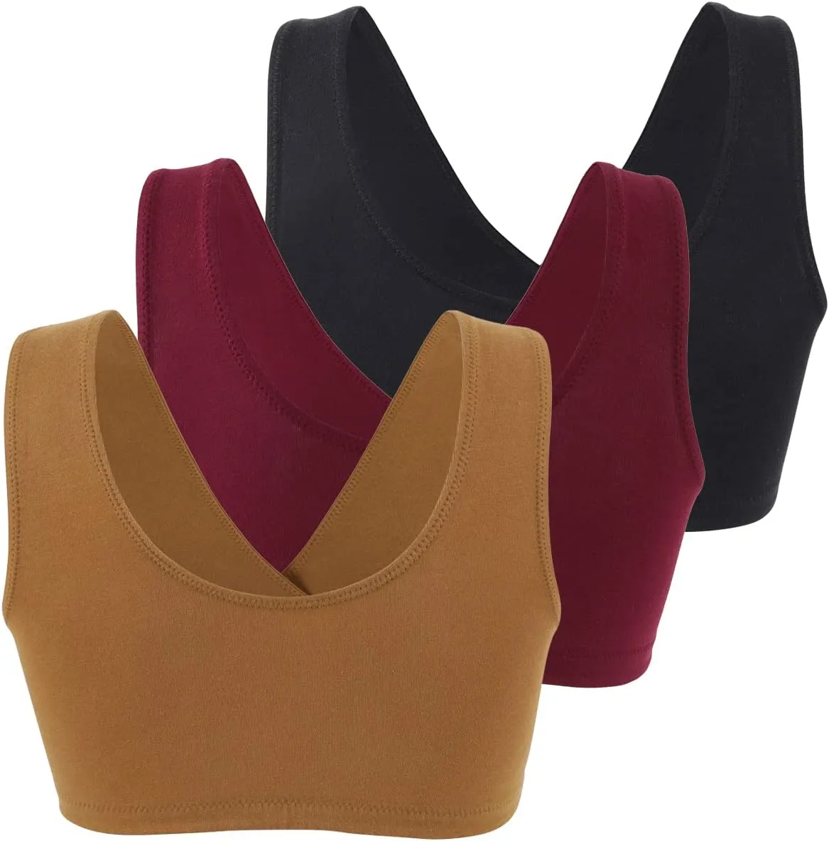 Women's Cotton Wireless Sleep Bra for Nursing and Maternity