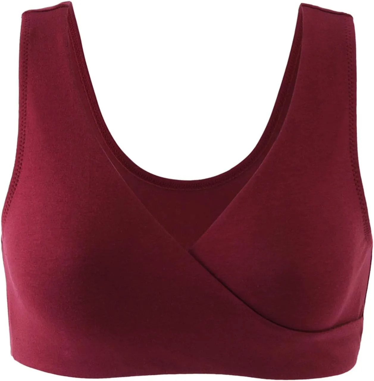 Women's Cotton Wireless Sleep Bra for Nursing and Maternity