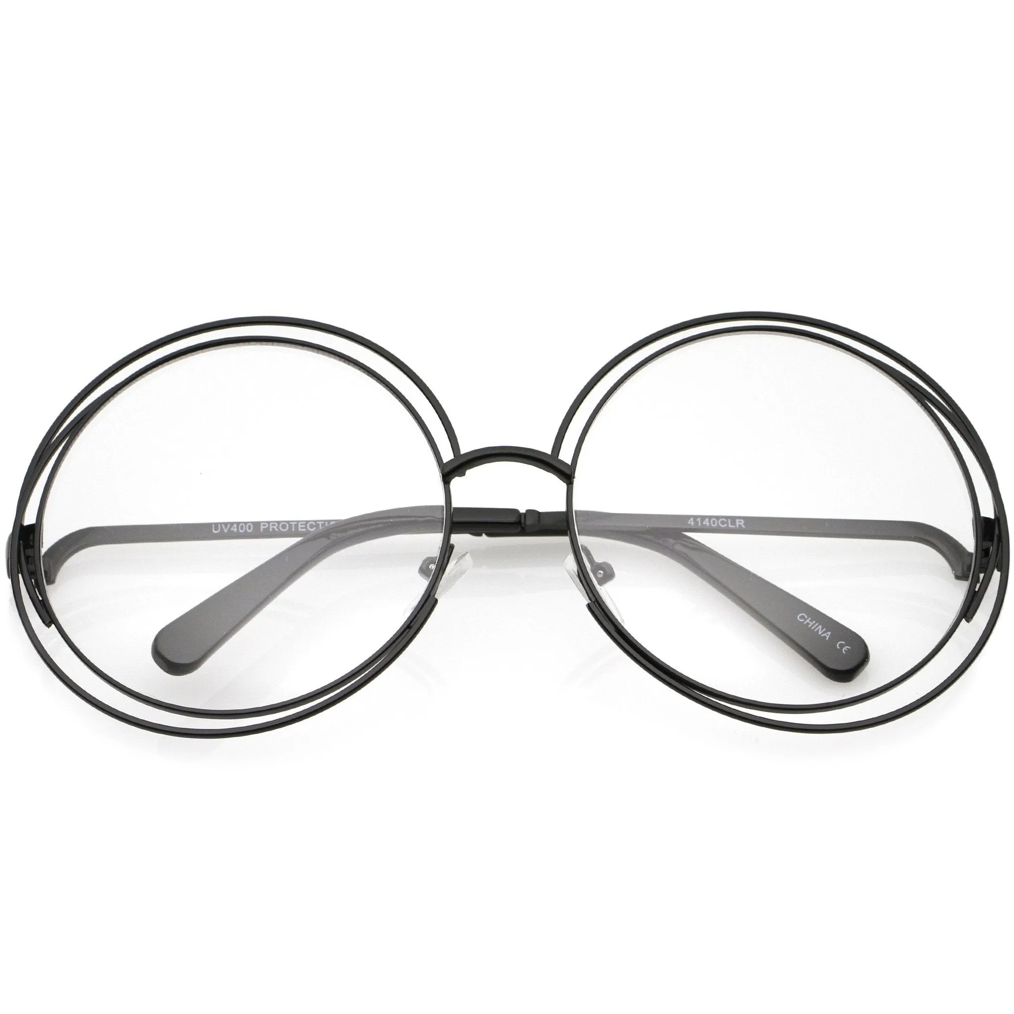 Women's Modern Oversize Loop Round Sunglasses A822